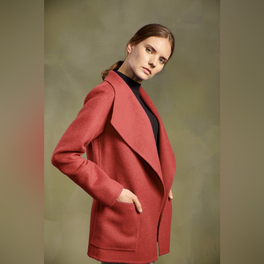 Tahari Wool Open front label Coat
